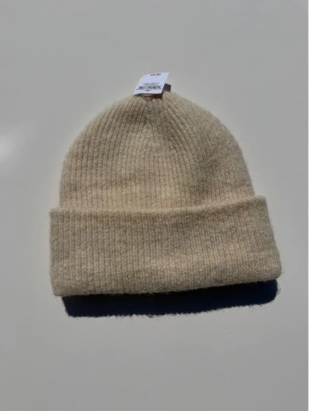 NWT American Eagle cream knot beanie cap